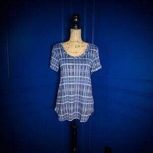 Allen Allen Blue Lightweight Paid Top